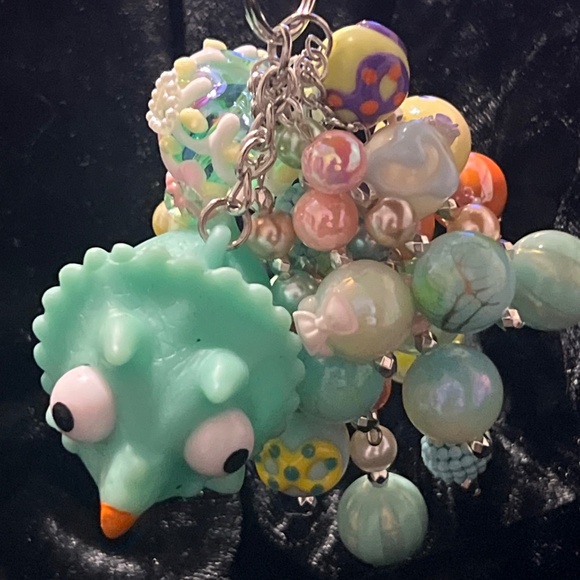 Triceratops Squishy Stress Ball Charm - Picture 1 of 5